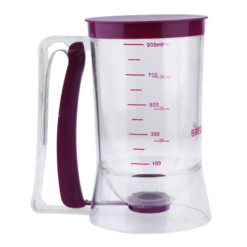 900ml Batter Dispenser with Scale Dough Cream Funnel CuP Pastry Blenders Dispenser DIY Cupcake Blenders Pancakes Bakeware Tool 900ml Batter Dispenser with Scale Dough Cream Funnel CuP Pastry Blenders Dispenser DIY Cupcake Blenders Pancakes Bakeware Tool