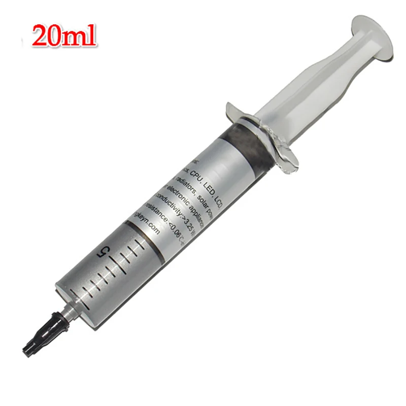 Silver Heat Sink Silicone Compound Thermal Conductive Needle Grease Paste for CPU GPU LED Cooling Compound Glue Thermal Pastes