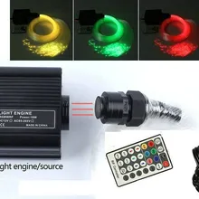16 Вт Волокно-оптический звезда потолок светодиодный огни DIY RGBW Двигатели для автомобиля драйвер w/28 Ключи РФ пульта дистанционного управления Шторы небо home Decor многоцветный