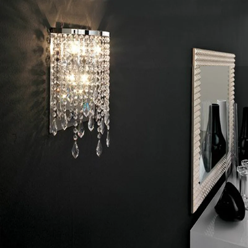 

modern crystal wall light mirror lights contemporary wall lamps bathroom led wall lamp LED lamp makeup wall sconces for bedroom