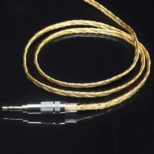 6 нитей 7N кабель для наушников MMCX для Shure SE215 SE535 для Уэстон TFZ 1964 W4r Um3x A2DC Ls50 IE80 Im50 Im70 0,75 мм TF10 TF15