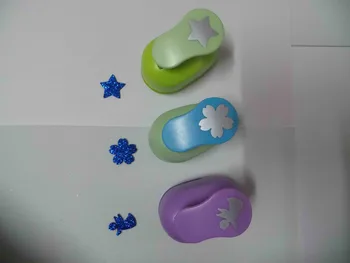 

3pcs(2.5cm) star,sakura,angel shape craft punch set Punch Craft Scrapbooking school Paper Puncher eva hole punch free shipping