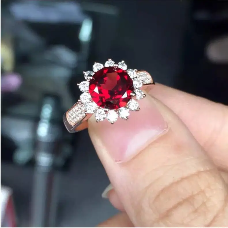 anillo-de-granate-rojo-autentico-natural-joyeria-fina-de-plata-de-ley-925-gema-de-7mm-envio-gratis