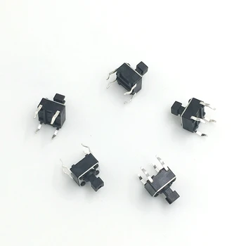 

100pcs/lot 6*6*7.3MM micro touch button switch induction cooker, square head DIP 6x6x7.3