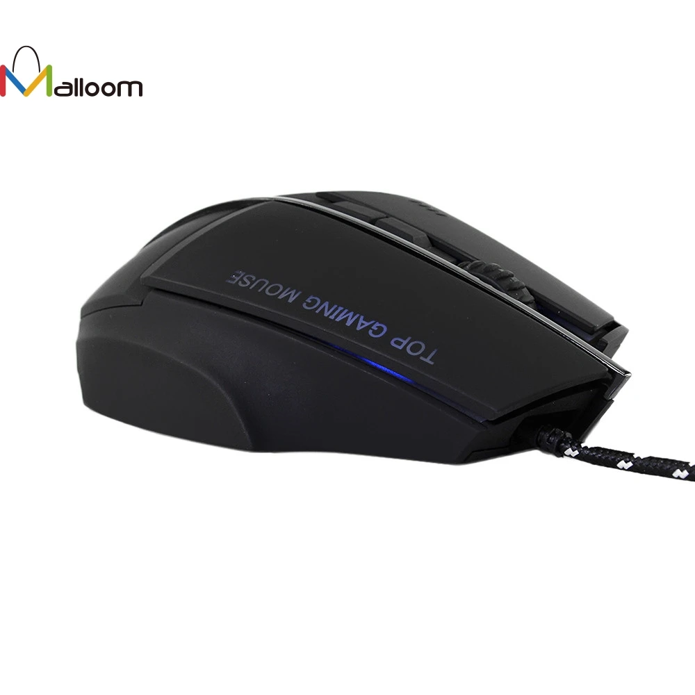 Malloom Новое поступление 2400 dpi 7D Кнопки светодиодный Оптическая Проводная игровая мышь для ПК ноутбука