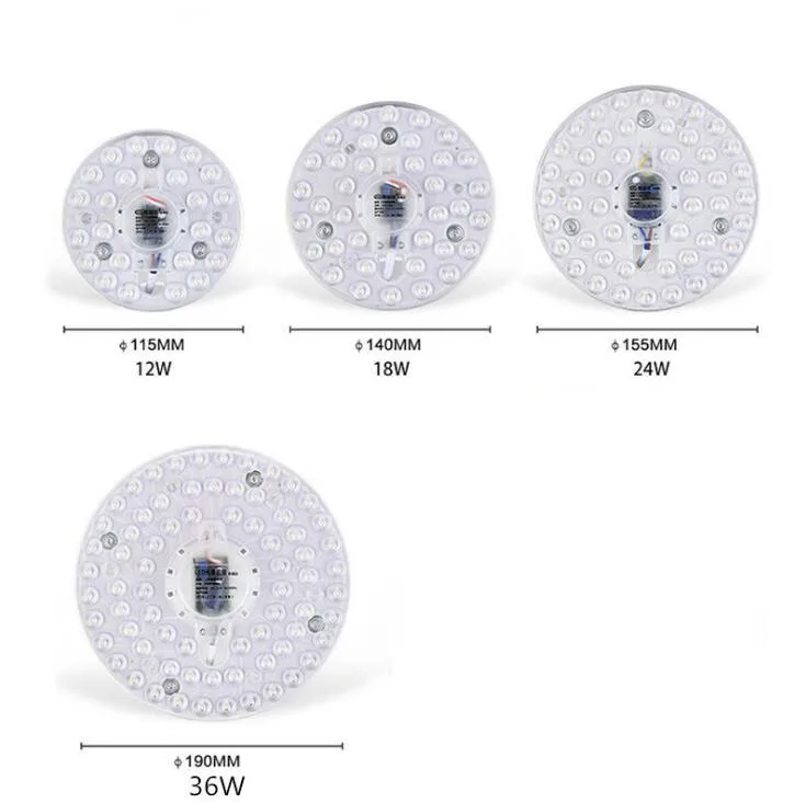 Светодиодный круглый кольцевой светильник SMD2835 12 Вт 18 Вт 24 Вт 36 Вт Светодиодный круглый потолочный декоративный потолочный светильник AC 220 В 230 в 240 В светильник