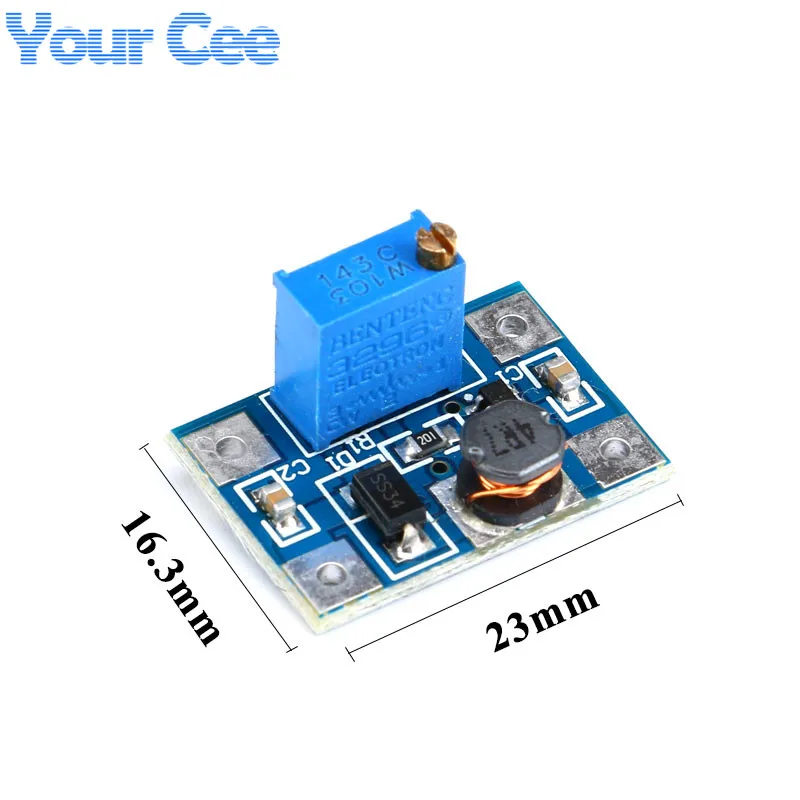 5 шт. DC-DC SX1308 повышающий Регулируемый силовой модуль повышающий преобразователь модуль 2-24 В до 2-28 в 2A