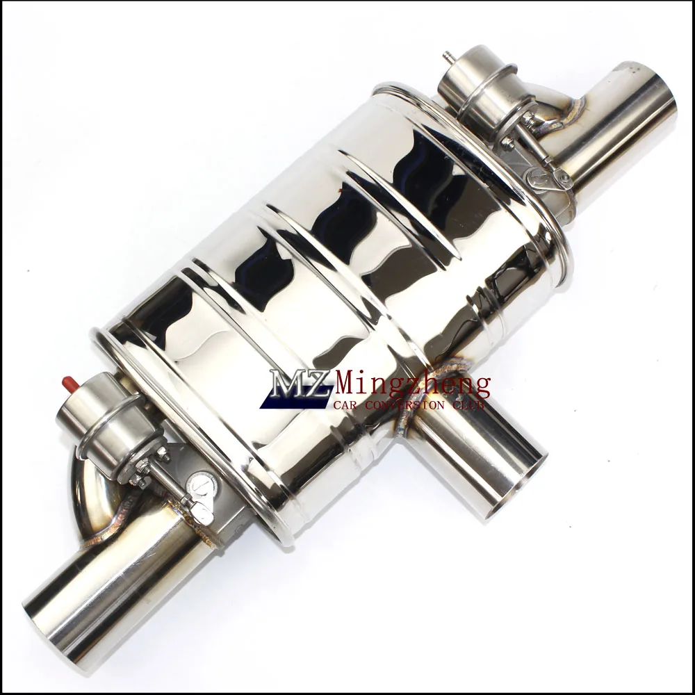 

2.5" Exhaust System Stainless Steel T Pipe Electric Exhaust CutOut Out Valve With Electronic Remote Control Switch exhaust pipe