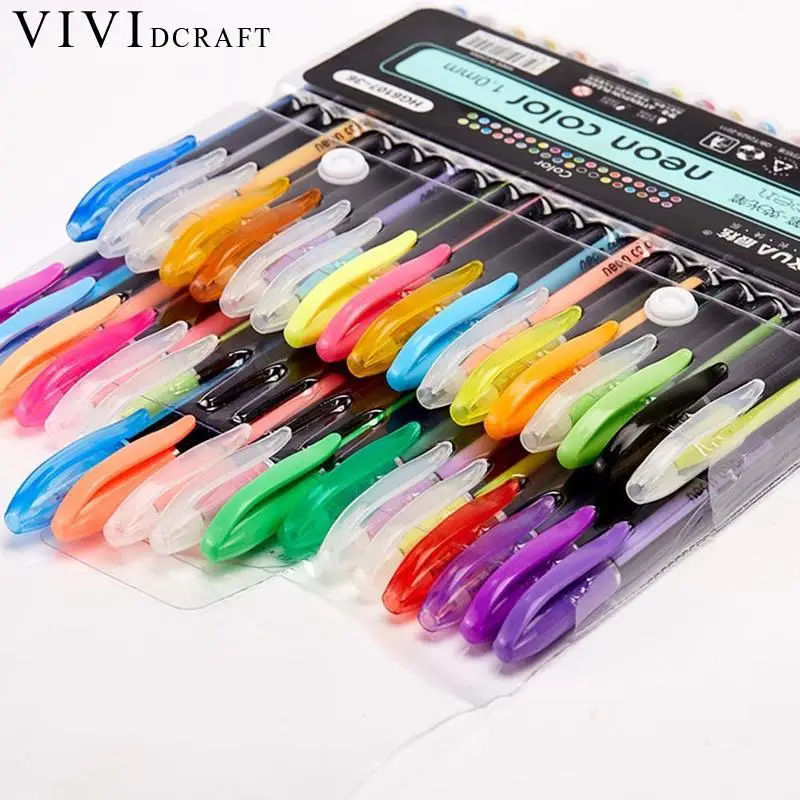 

12/18/24/36 Colors/set Highlighter Art Markers Stationery Crafts Brush Pens Set Gift Sketch Pen Marker Painting Drawing Tools