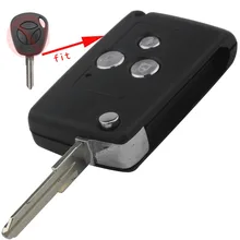 3 Buttons Modified Flip Folding Replacement Car Styling Blank Key Shell FOB For Lada Remote Key