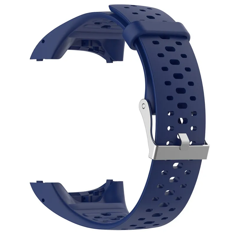 HIPERDEAL умные аксессуары ремешок для часов спортивный мягкий силиконовый ремешок для часов сменный ремешок для Polar M400 M430 May16 - Цвет: Blue