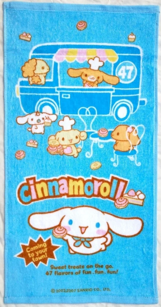 Горячая Распродажа хлопок Cinnamoroll белое полотенце для рук для лица собаки лист детский подарок на день рождения 55 см* 28 см