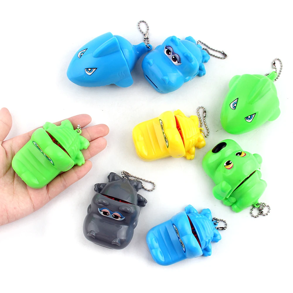 1 pc Funny Kids Mini Crocodile/Dog Dentist Biting Hand Game Toys Children Friends Family Fun Game Baby Gifts