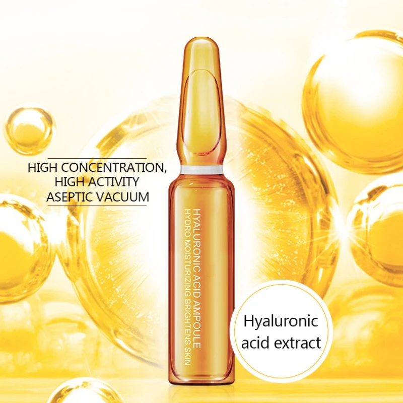 Hyaluronic Acid Ampoule Essence Moisturizing Firming Skin Brighten Skin Color Hydrating Serum