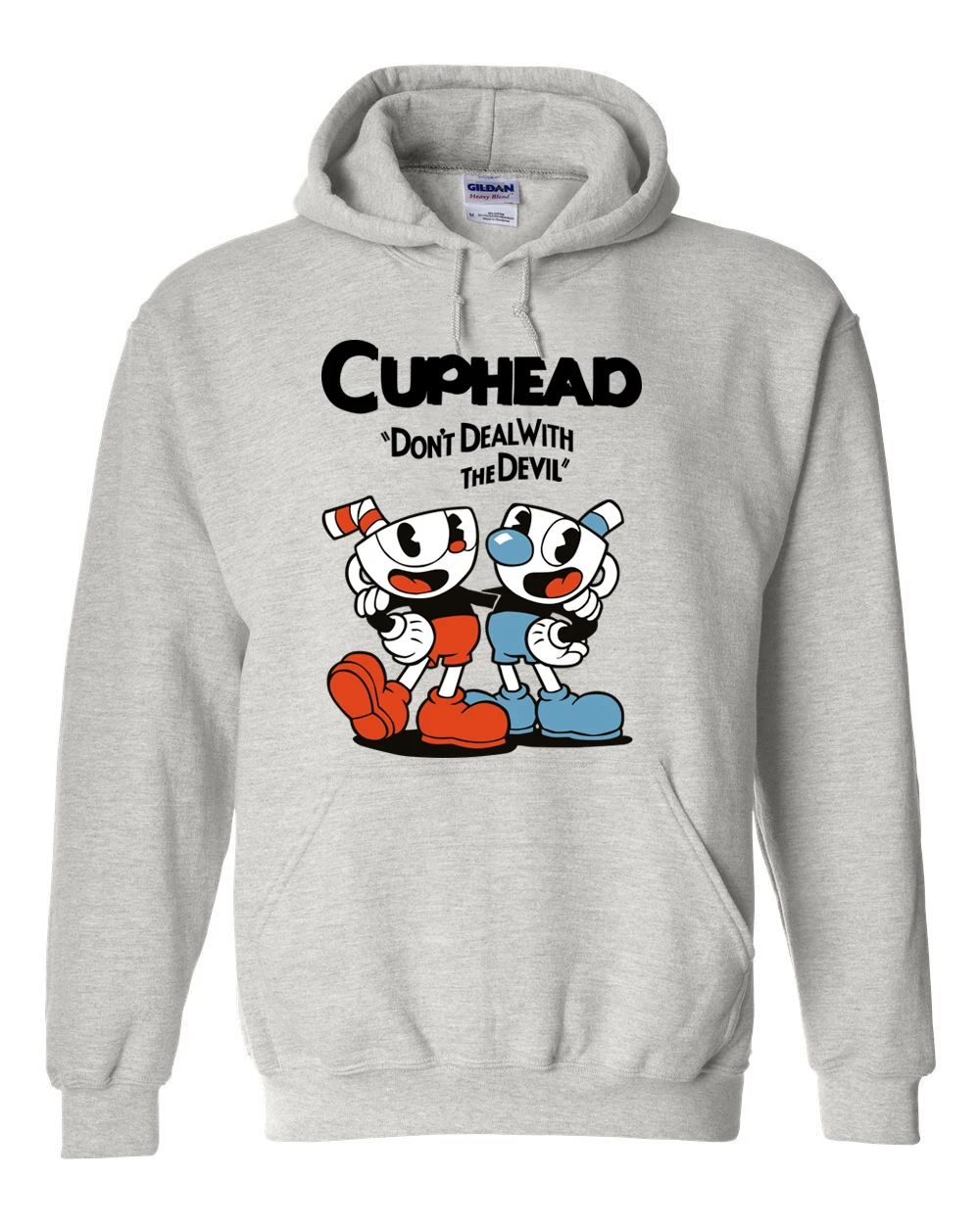 

Cute Gray Cuphead Hooded Jacket MugmanGame Coat Cosplay only don't deal with the devil Costume Warm Winner Sweatshirt Cosplay