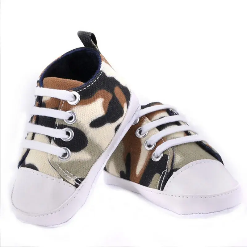 

Baby Casual Rainbow Cotton Crib Shoes Soft Sole Anti-Slip Prewalker