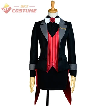 

LoveLive! Love Live Maki Nishikino Magicien Women Girls Black Uniform Coat Skirt Full Set Halloween Anime Cosplay Costumes