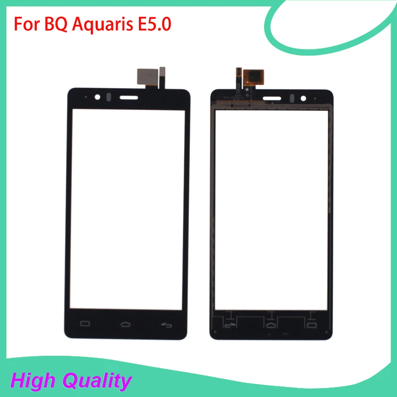

Touch Screen Digitizer Assembly For BQ Aquaris E5.0 5inch Black Color 100% Guarantee Mobile Phone Touch Panel Free Tools