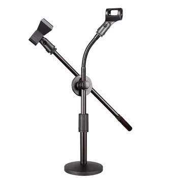 

Freeboss TS-10 Dynamic Condenser Microphone Stand Computer Microphone Stand Desktop Microphone Stand Mini Table Microphone Stand