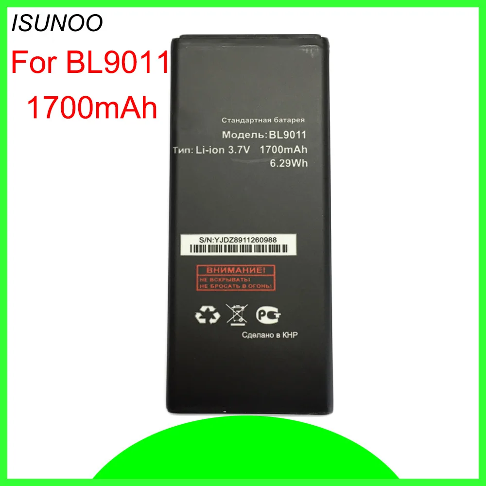 ISUNOO 3 7 V 1700mAh BL9011 Аккумулятор для Fly мобильный телефон аккумулятор | Мобильные
