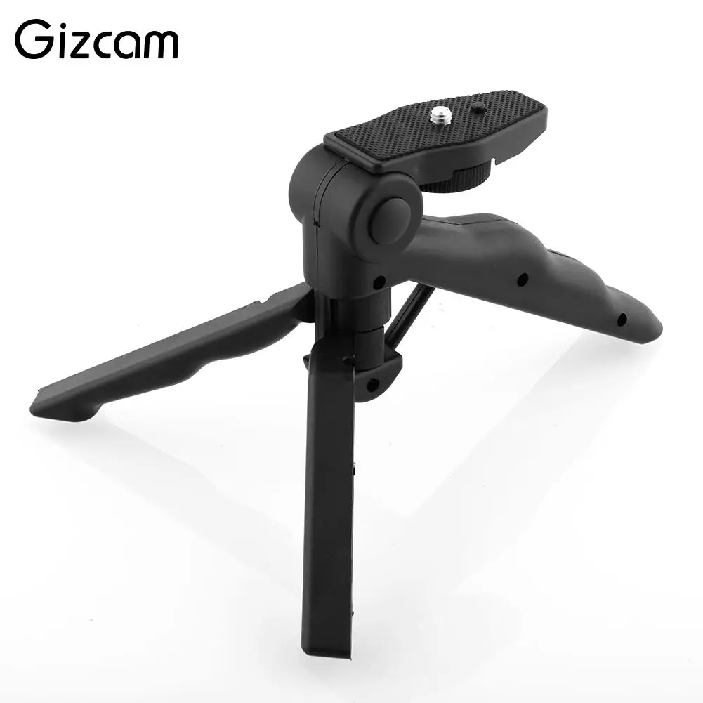 

High Quality Flexible 2 in 1 Handheld Grip Mini Tripod Stand for Canon Digital Camera Camcorder