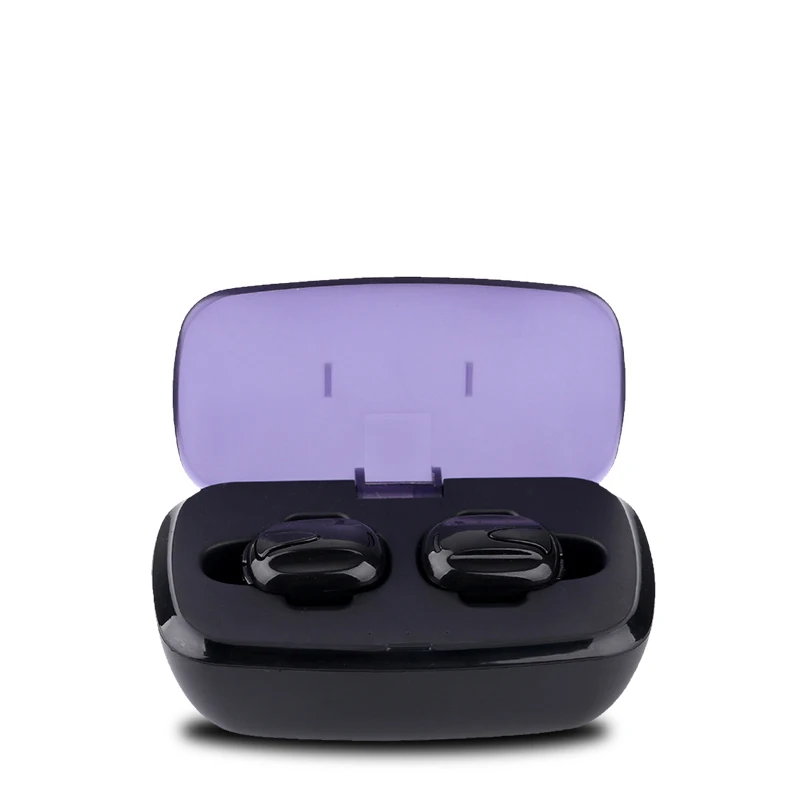 

TWS business Bluetooth earphones wireless 3D stereo mini headset and power bank with microphone handsfree calls for phone