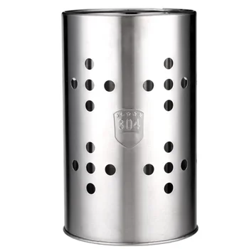 

Rack Stainless Steel Cutlery Holder Kitchen Multifunction Spoon Chopsticks Cage Home Storage Drainage