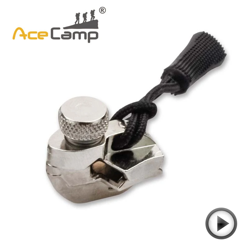 

AceCamp White Nickel Fix Zipper Sleepingbag Backpac Jacket Tent Universal Sewing Accessories Medium Size Suitable for 5-7 Zipper