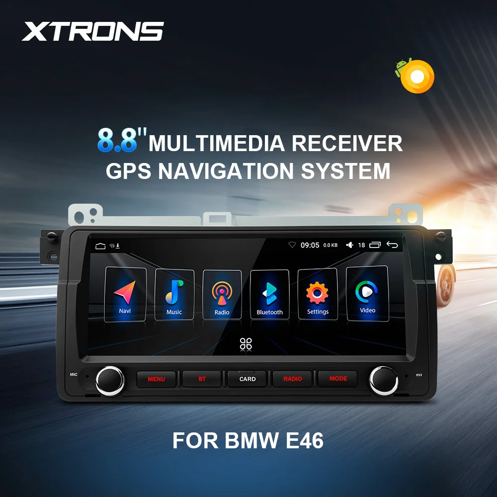 

XTRONS 8.8 '' Android 8.0 Car Multimedia Player GPS NO DVD for BMW E46 Sedan Rover 75 1999 2000 2001 2002 2003 2004 2005 MG ZT