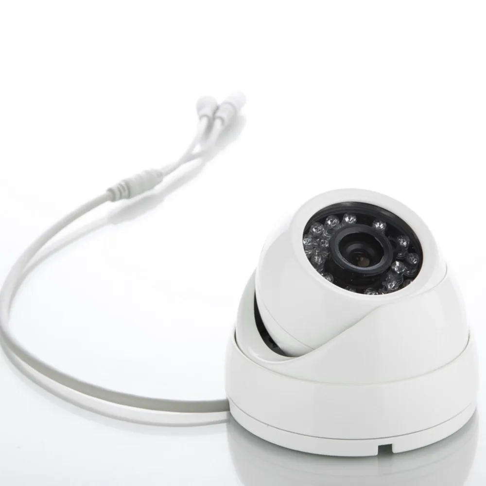 

Black/White Conch Shape Durable1000TVL 3.6mm CCTV Outdoor Waterproof Security Camera IR Night Vision JND-537