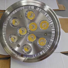 AR111 9 Вт Bridgelux светодиодная лампа для встраиваемый светильник DC12v led офисная лампа G53 led бобы Галогеновый светильник белого цвета Горячая распродажа