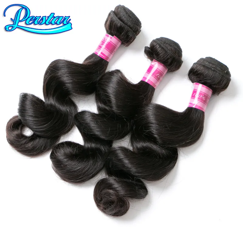 

Peruvian Loose Wave Human Hair Extensions 3 Bundles Peruvian Virgin Hair Loose Wave Bundles Unprocessed Puruvian Hair Bundles