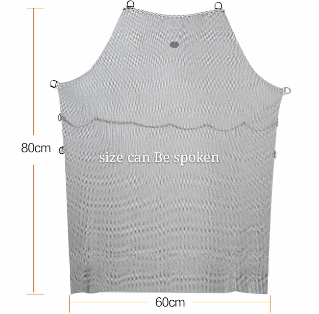 stainless steel chainmail apron
