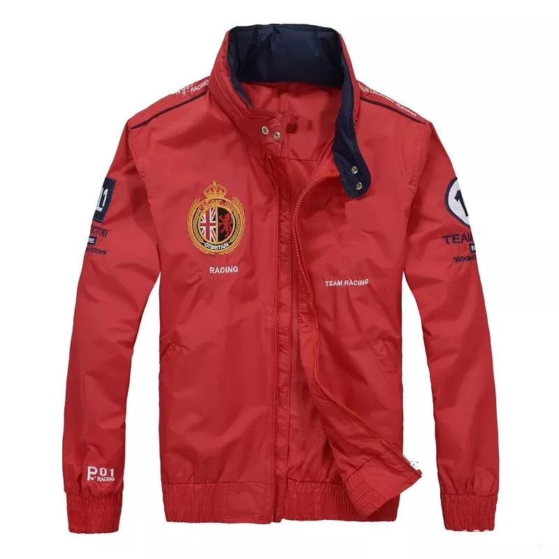 Air Force One Куртка jaqueta, мужская повседневная брендовая деловая куртка с вышивкой, куртка-бомбер, мужские куртки-поло