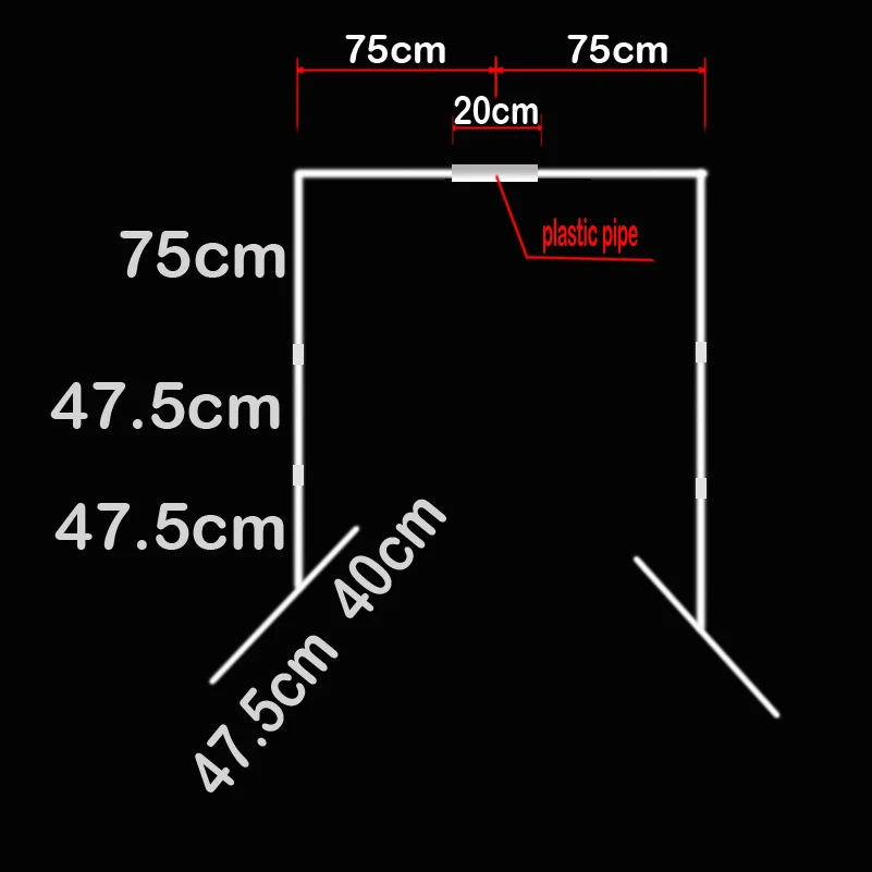 Шариковый арочный стенд H170cm W150cm квадратный держатель для штора-фон для дома и сада Свадебные украшения для вечеринок - Цвет: as the picture