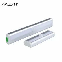 Светодиодный светильник с датчиком движения 6 10 светодиодный s диодный ночной Светильник беспроводной PIR светильник под шкаф светильник s для кухонных шкафов