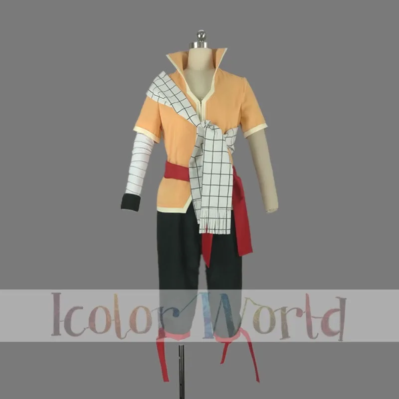Fairy Tail: Dragon Cry Natsu Dragneel Cosplay Costume-in