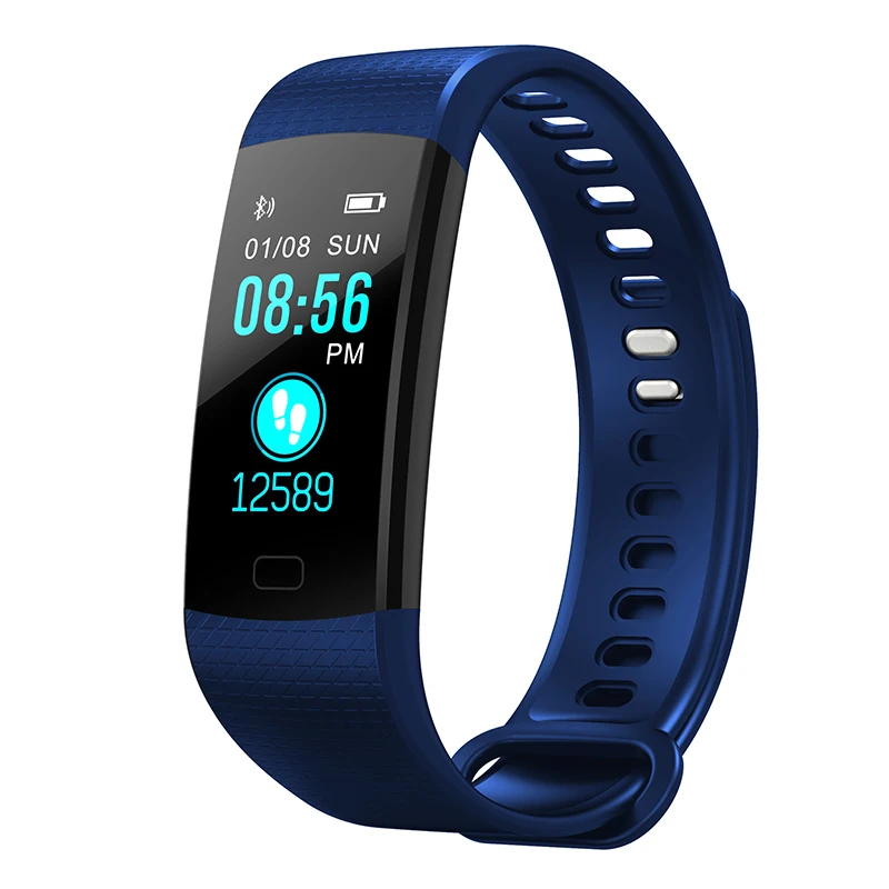 

High Quality Smartwatch Silicone Bangle Touch Screen Heart Rate Monitor Alarm Clock Reminder Fashion Unisex Smart Bracelet Gift