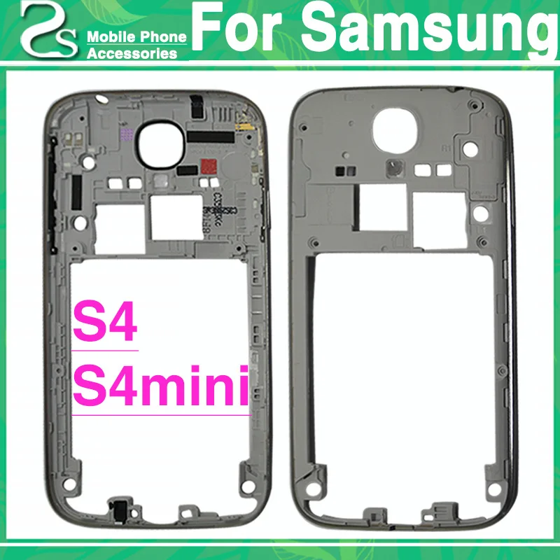 

New S4 Middle Frame For Samsung Galaxy s4 i9505 i9500 i9506 i337 / S4 mini i9190 i9195 i9192 Mid Plate Bezel Housing