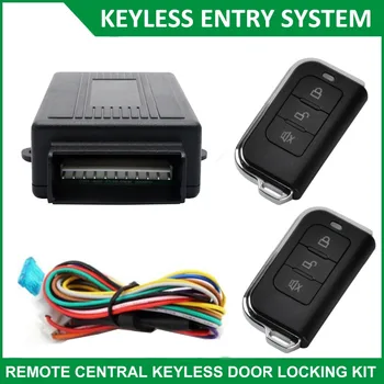 

Universal Car Central Kit Door Locking Remote Control Keyless Entry System 2Keys Car Alarm Systems Auto Remote Central Kit