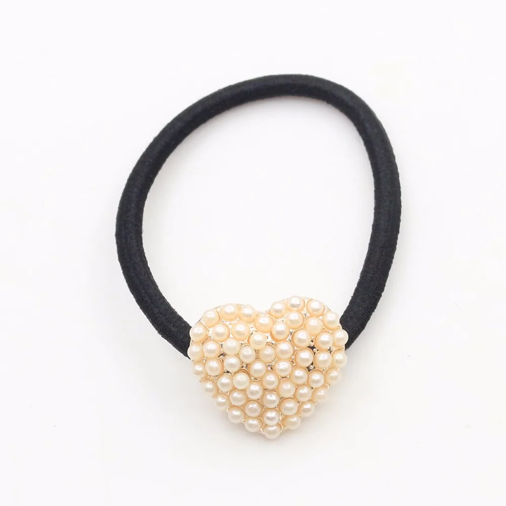 5 шт. новые модные волосы эластичные резинки Hairband Имитация жемчуга женский головной убор аксессуары для волос для женщин повязка на голову резинка для волос