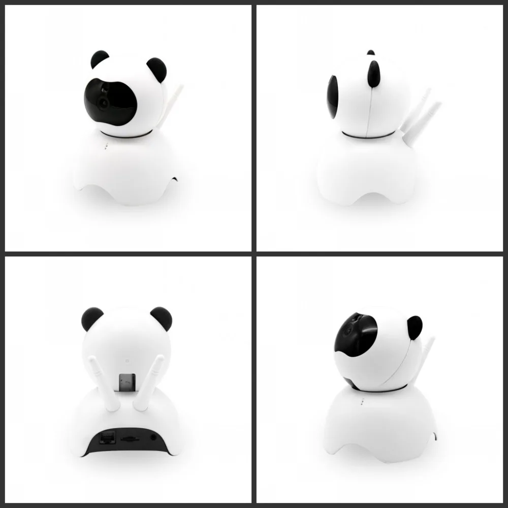 PD10 Panda PTZ камера HD 1080P WIFI P2P Обнаружение Движения Ночная vison Беспроводная ip