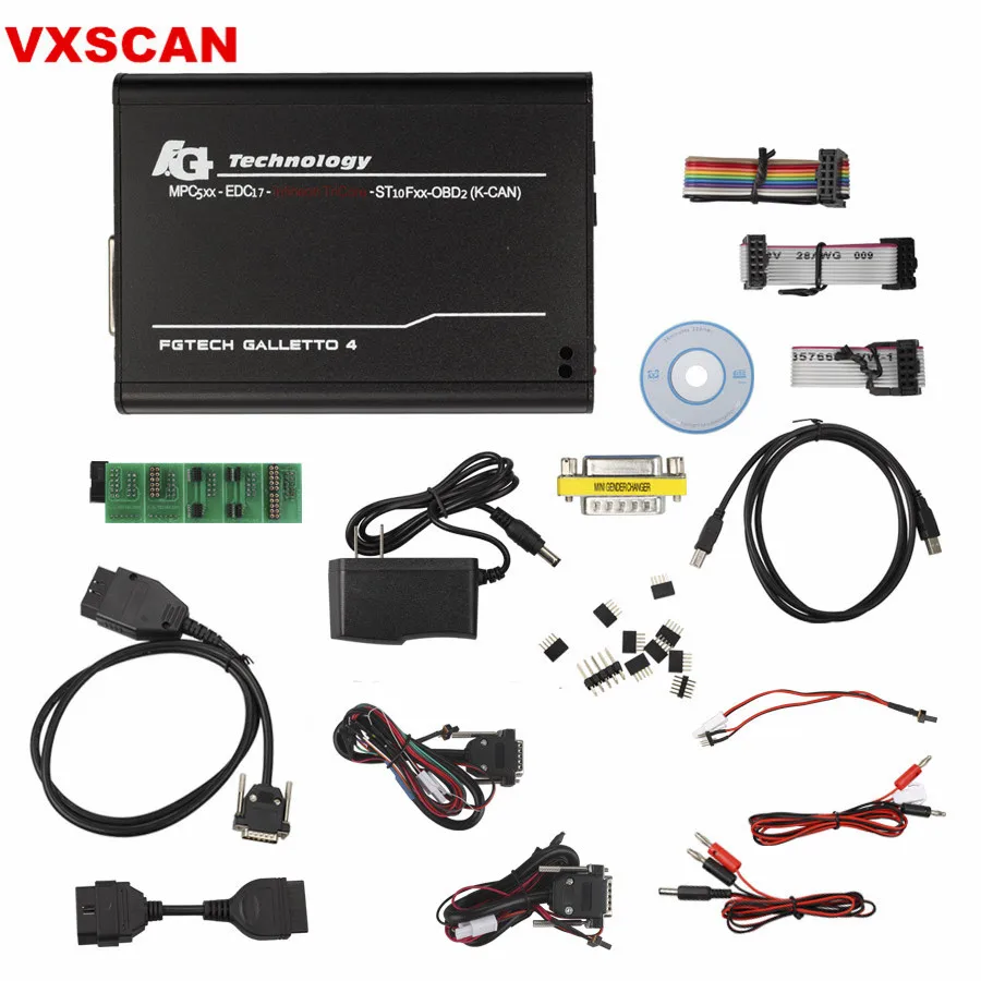 Новый V54 FGTech Galletto 4 Мастер BDM OBD функция ECU программа автоматический