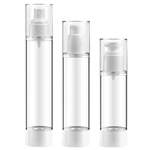 Transparent Bottle 3 шт./компл. Прозрачный флакон для лосьона Эмульсия вакуумный насос суб-розлива органайзер для поездок производства судно косметический контейнер аксессуары - Цвет: Transparent Bottle