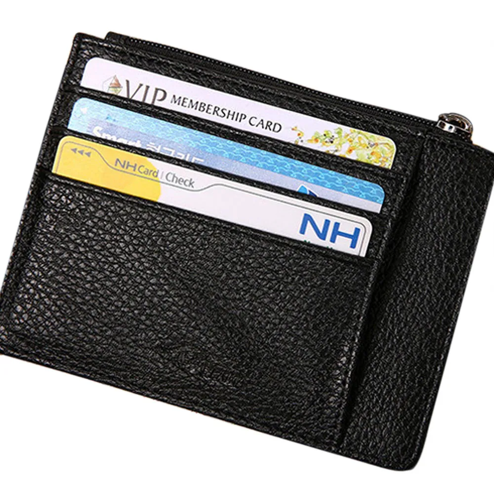 Men Wallet Slim Credit Card Holder ID Business 2017 case for cards Mens Male Purses carteira ...