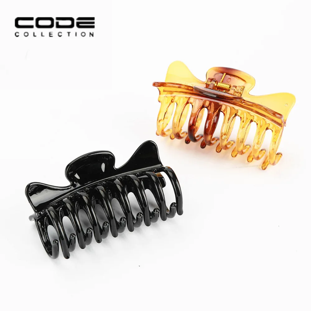 Korean Fashion Hair Claws for Women Hair Style Hairgrips Brown Black