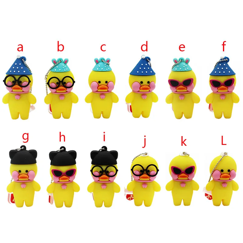 Флэш-накопитель TEXT ME в стиле милый мультфильм кафе mimi duck 4 ГБ 8 16 32 Usb 2 0