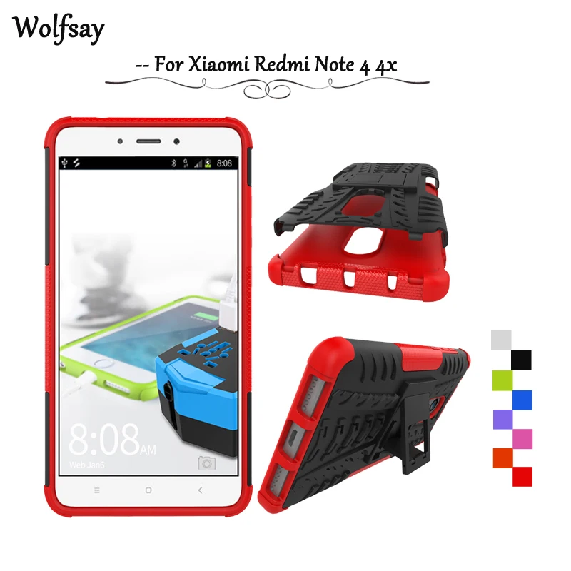 

Capa Redmi Note 4 Case Xiaomi Redmi Note 4 cover Tough Impact PC & Silicone Phone Case Xiaomi Redmi Note 4X Note 4 Pro Fundas