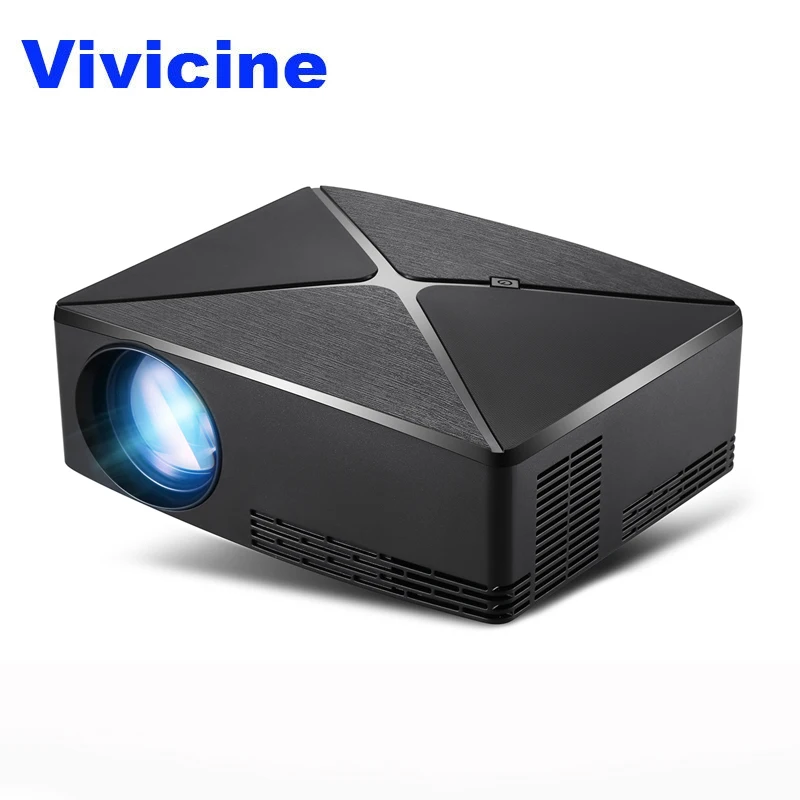 

Vivicine C80/C80UP Portable LED Mini Projector,Optional WIFI android Bluetooth HDMI USB Home Theater Video Game Projector Beamer