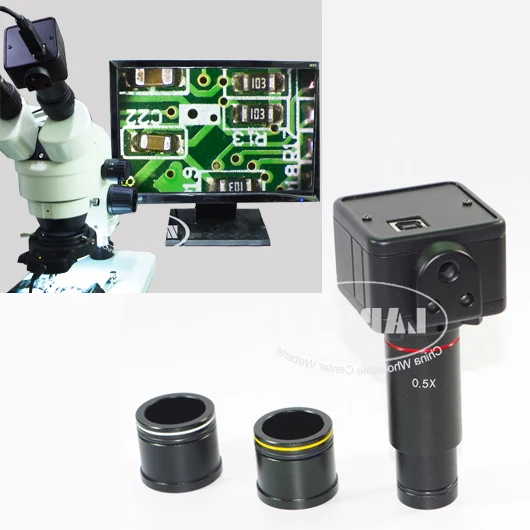 thumbnail image 2 of AmScope 23mm To 30mm & 30.5mm Microscope Camera Adapter Set (2 Pieces) 2 of 14